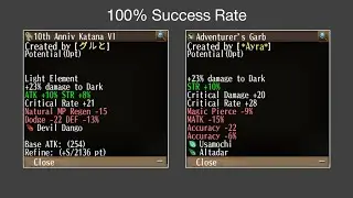 Fill Stat Formula for Katana STR DEX (Weapon & Armor DTE) - Toram Online