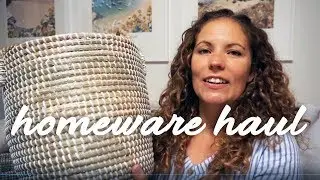 Neutral, pink and blue HOMEWARE HAUL  - Homesense, The Range and Dunelm