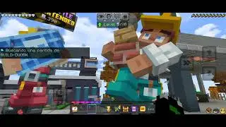 Estuve jugando Build Battle en The Hive ⛏️⛏️