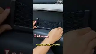 ABS Plastic Frame Car Storage Net Bag Phone Car Mesh Net Holder Storage Boat Cargo Pocket Organizer
