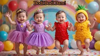 Doodi Doodi Dum Dum | Happy Bouncy Babies Dance | Dudi Dudi Dam Dam Rhythm