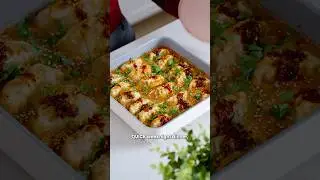 Простая запеканка с пельменями | Вирусный рецепт на одной сковороде 😍 #easyrecipe
