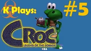 K Plays: Croc: Legend of the Gobbos (5) Ice World Mini-Boss |K&AGamers|