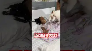 A dulce le gusta la crema de mani (broma)🤣 #viralshorts #humor #bromas