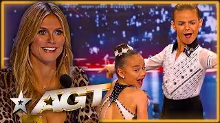 CUTE Dance Duo Perform SPECTACULAR SALSA on America's Got Talent!