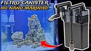 INSTALEI UM FILTRO CANISTER NO MEU NANO MARINHO