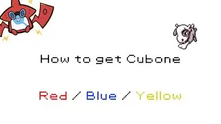 How to get Cubone in Pokemon Red/Blue/Yellow [#104]