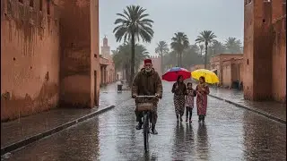 جولة في شوارع مدينة تارودانت العتيقة في يوم ممطر.. بعيداً عن ملاعب كاس افريقيا Afcon2025🧱☔️