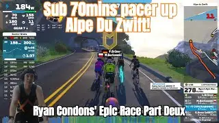 Ryan Condon's Epic Alpe Du Zwift PR Race