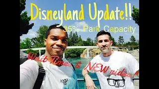 DISNEYLAND UPDATE!  New Park Capacity, Wait Times & Ride Updates