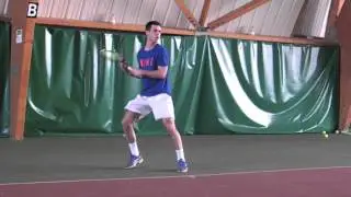 Arthur WEBER - College Tennis Recruiting video - Fall 2014