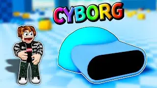 upgrading to CYBORG TANK in Roblox Tank Game!