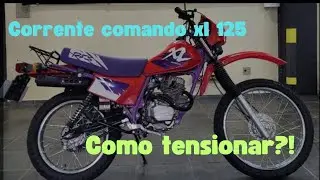 como tensionar corrente de comando xl 125 / Turuna ohc...