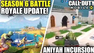 Season 6 Battle Royale Update + Aniyah Incursion Gameplay 'Vehicles In Multiplayer' Codm Leaks!