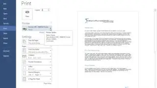 Lesson 7 - Printing Documents In Word