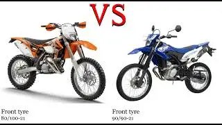 KTM EXC 125 vs Yamaha WR 125 Test specification comparison