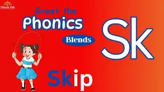 🎿 SK Blend Words | Learn SK Word Family | Phonics for Kids 🎶📖