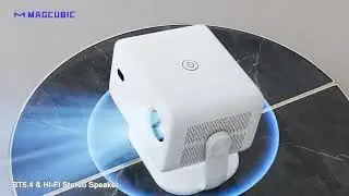 Projetor Magcubic 650ANSI L018 nativo 1080P Android 14 foco autom&aacute;ti