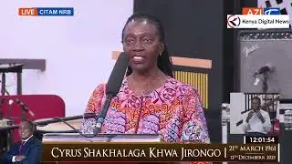 Cyrus Jirongo had concerns about his safety. Rest in peace, Matha Karua Pays Tribute him