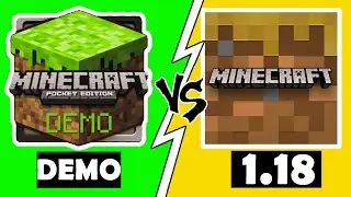 OLD Minecraft DEMO vs UPDATED Minecraft Trial 1.18