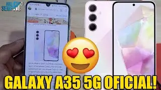 🔥GALAXY A35 5G (ESPECIFICA&Ccedil;&Otilde;ES E VISUAL OFICIAL) VAI SUBSTITUIR O GALAXY A54 5G ? 🤔