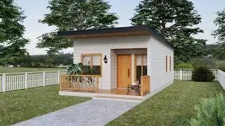 16'x30' (5x9 Meters) Small House Tour | 2-Bedroom House Design