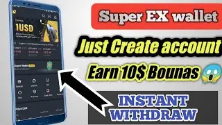 Super EX wallet||How to create Super EX wallet||How to earn money free in 2023#mining#onlineearning