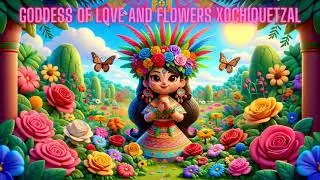 Goddess of love and flowers Xochiquetzal