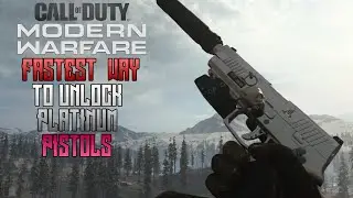FASTEST way to unlock PLATINUM PISTOLS in Modern Warfare