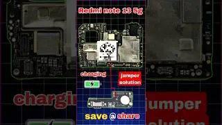 #shorts #viral redmi note 13 5g charging jumper solution