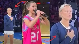 Sophie Cunningham&rsquo;s National Anthem Performance Stuns | Full Arena  Emotional Viral Moment ❤️
