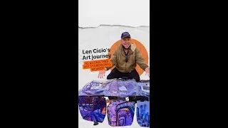 Len Cicio shared his art journey as a long-time Art Storefronts member.