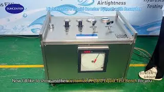 Suncenter High Pressure Liquid Booster System with a Chart Recorder
