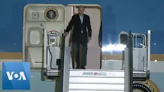 Biden Lands in Warsaw for Talks with Polish President