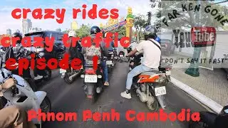#crazy rides   #crazy traffic in #phnom Penh #cambodia. #southeastasia Travel with far ken gone