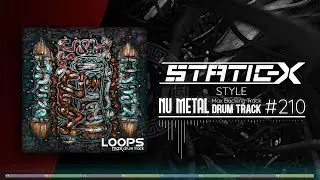 Nu Metal Drum Track / Static-X Style / 110 bpm