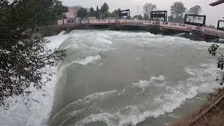 Canal Dam water release