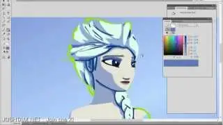 Elsa from Frozen - Speed Art
