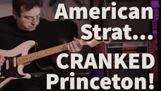 Fender American Professional II Strat Shell Pink - Cranked Princeton Reverb