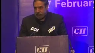 Shri Anand Sharma, Minister of Commerce and Industry addressing the CII National Council