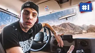 THE BEGINNING OF MY ROAD TRIP IN THE UNITED STATES - VERY BAD SLIP #1