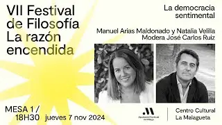 La democracia sentimental. Con Manuel Arias Maldonado y Natalia Velilla