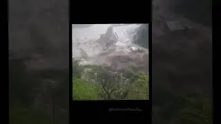 the Wrath of Nature⛈️Devastation in Mandi,Himachal Caused by Relentless Rainfall⛈️