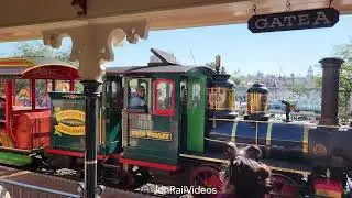 1/7/26 Pre: The Disneyland Railroad: Fred Gurley 3 arrives at Main Street Station-1