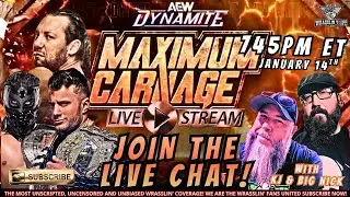 AEW Dynamite Maximum Carnage Live Reaction & Watch Along (January 14, 2026) #aew #aewdynamite