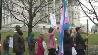 Madison Christians gather at Capitol to protest violence against transgender people