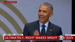 Obama just publicly challenged Trump&rsquo;s &ldquo;small hearted strongman politics&rdquo; in powerful Mandela speech