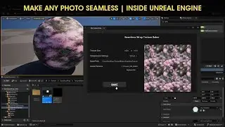 Create Seamless Textures Directly in Unreal Engine | Seamless Wrap System Tutorial (SilverCord-VR)