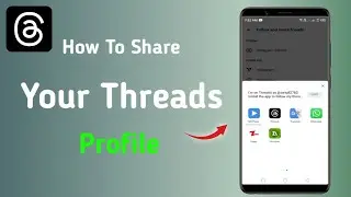 How to Copy & Share Threads Profile Link | Copy Thread Account Link (Quick & Easy)