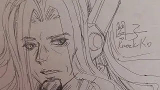 Drawing elder man android | 閣子Knock-Ko